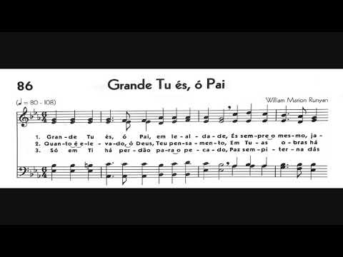 Hinário 5 CCB - Hino 086 - Grande Tu és, ó Pai - Strings - Teclado Yamaha PSR S670