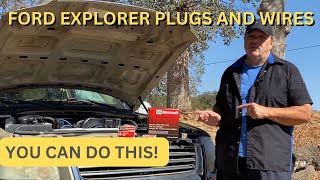 FORD 4.0 SPARK PLUG AND SPARK PLUG WIRE REPLACEMENT. 2006-2010 FORD EXPLORER XLT.