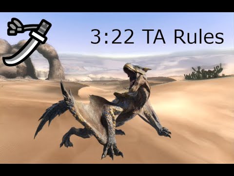 Monster Hunter Rise Tigrex Long Sword 3:22 TA Wiki Rules | ティガレックスソロ