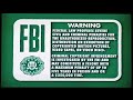 Green FBI Warning Screen VHS