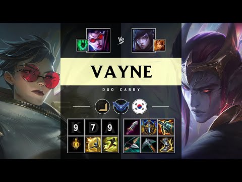 Vayne ADC vs Aphelios - KR Diamond Patch 25.19