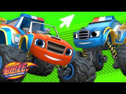 Officer Blaze's Puppy Rescue! 🐶 | 1 Hour of Science Games for Kids | Blaze and the Monster Machines