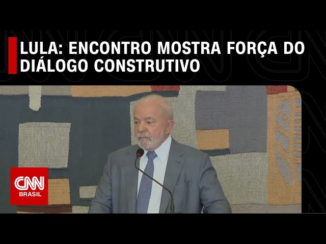 Encontro do Conselhão mostra a força do diálogo construtivo, diz Lula | LIVE CNN