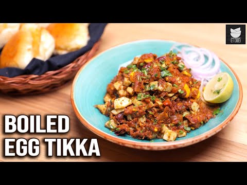Boiled Egg Tikka | Egg Tikka With Bread | Egg Butter Masala Pav | Indian Street Food | Get Curried
