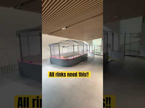 🏒 This Mini Stick Rink Is Every Hockey Kid’s Dream! 🤯🔥 #HockeyLife #MiniSticks