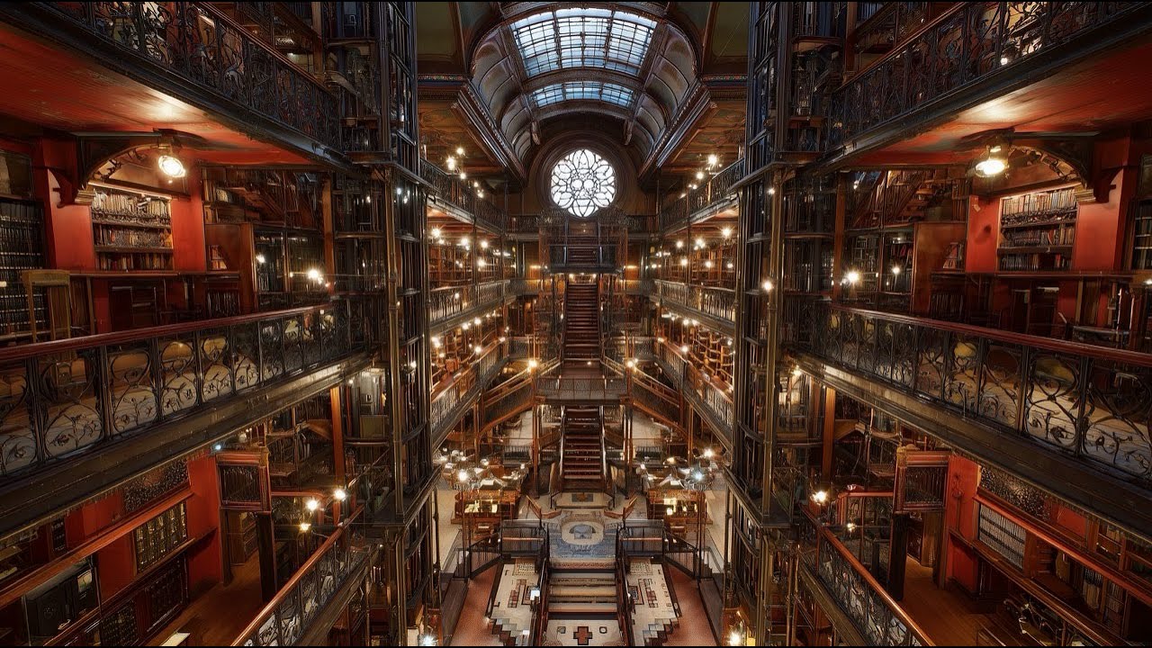 7 Dreamlike Libraries Across Different Worlds | AI Art & Fantasy Architecture