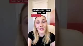 Job Descriptions are LIES!