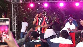 Chuki Wyre live performance at meet and grill Mombasa