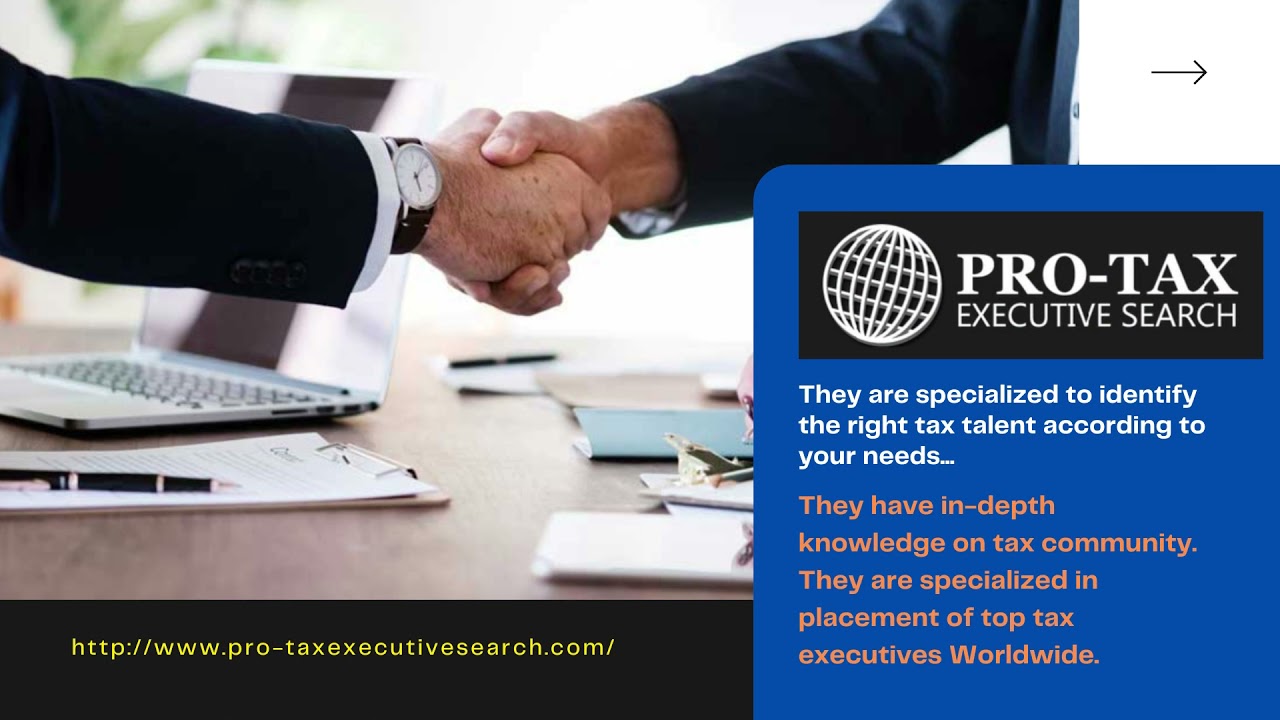 Top Tax Executive Recruitment Agency