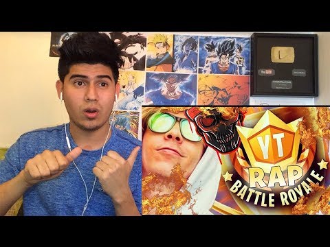 RAP DEL TORNEO DE 100 YOUTUBERS | FORTNITE | KRONNO ZOMBER ZARCORT KEYBLADE JACKY | VÍDEO REACCION