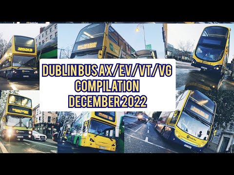 Dublin Bus AX, VT, EV, VG compilation - December 2022.