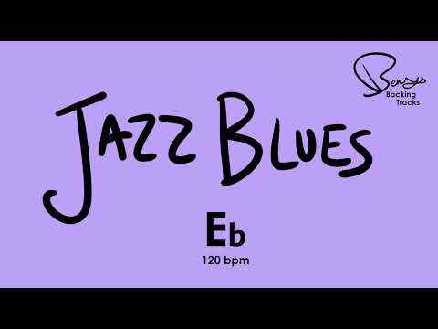 Jazz Blues Backing Track - Eb 120 bpm