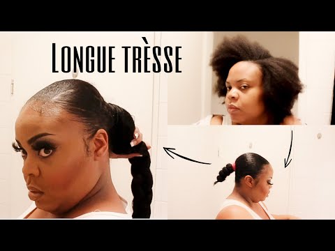 LONGUE TRESSE|CHIGNON JUMBO|QUEUE DE CHEVAL | GRACIA MANUCURE 💆🏾‍♀️