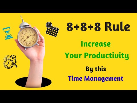 Power of 8+8+8 Rule🌟 | Learn time management⏰ |