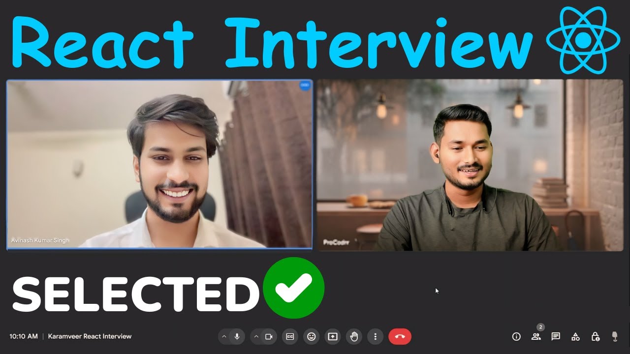 React Interview for 3 Years Experienced Developer (Full Interview)