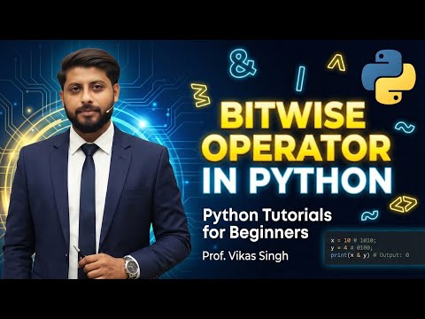 Python Tutorials Bitwise Operator Hindi Python Tutorials For Beginners By Vikas Singh