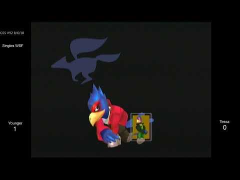 GSS 92 SSBM - Younger (Red Falco) vs. Tessa (Green Falco) - Melee WSF