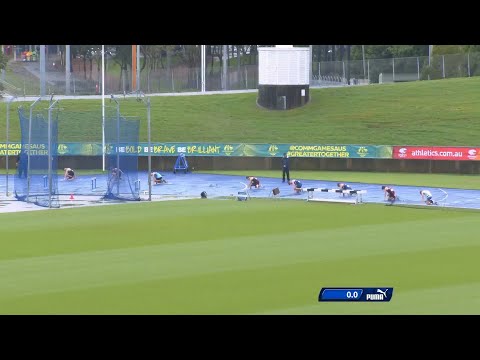 U15 Men 200m Hurdles Final 2022 Australian Track & Field Championships