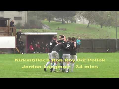 Kirkintilloch Rob Roy v Pollok - 9th October 2021 - Just the Goals