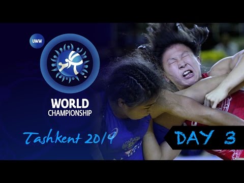 Finals Highlights from Day Three of the Wrestling World Championships 2014