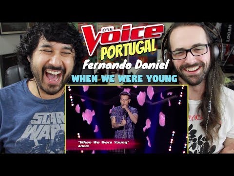 THE VOICE PORTUGAL | Fernando Daniel - "When We Were Young" REACTION!!!