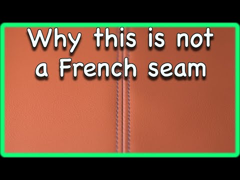 Auto Upholstery seam explained