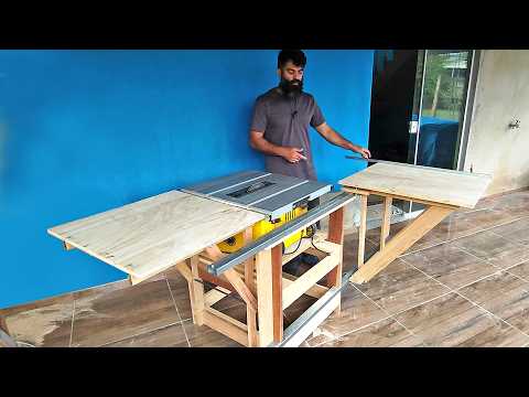 3-piece bench saw with vertical rail