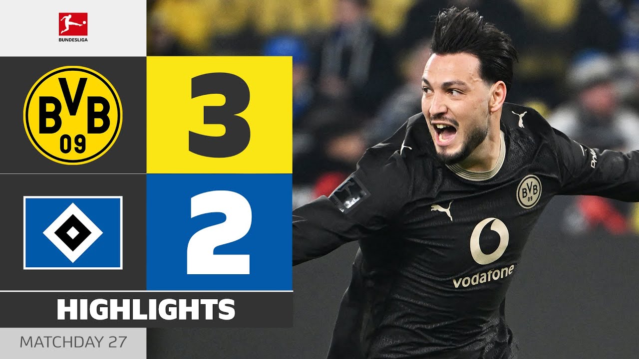 Borussia Dortmund vs Hamburger SV Highlights
