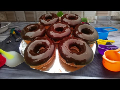 Soft & Fluffy Donuts With quick Ganache