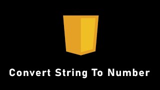 How to convert string to a number in JavaScript