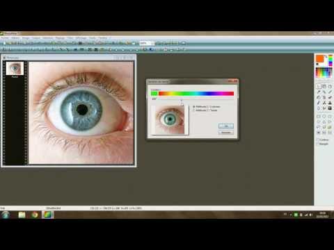 comment modifier la couleur des yeux avec photofiltre
