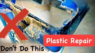🛑 Watch Before Repairing Plastic Parts / Golf Cart Bodies ‼️ DIY Correct Way 👍🏻