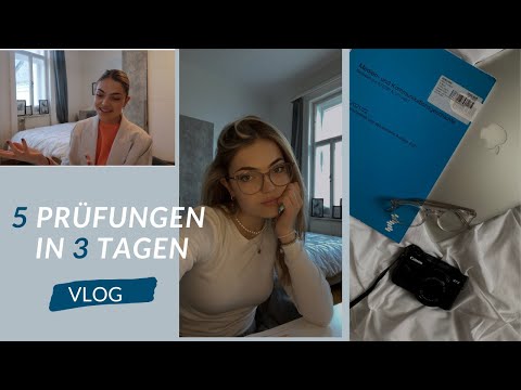 5 KLAUSUREN IN 3 TAGEN|| 1.Uni Prüfungen/durchgefallen/überfordert/PKWstudium||Sabrina Büscher