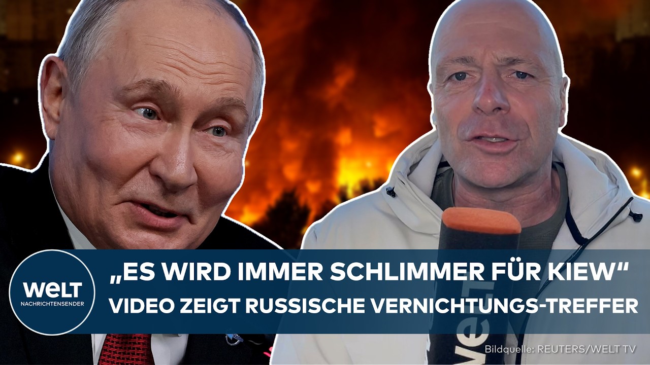 UKRAINE-KRIEG: "Es wird immer schlimmer für Kiew" – Video zeigt russische Vernichtungs-Treffer