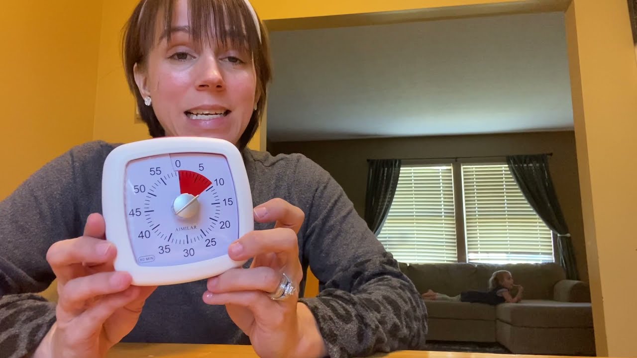 Review of AIMILAR Visual Countdown Timer for Kids - 60 Minute Visual Analog Kitchen