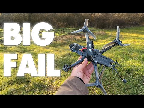 DJI O4 Air Unit Pro First Flight - CRASHED & BROKE IT!