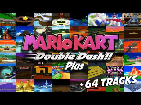+64 CUSTOM TRACKS for Mario Kart: Double Dash!! (MKDD: Plus v3.3)