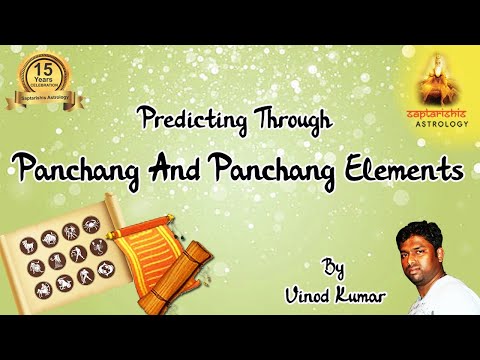 Predicting through Panchang elements | Saptarishis Astrology