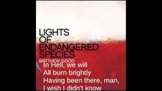 Matthew Good - Zero Orchestra (Lyrics)