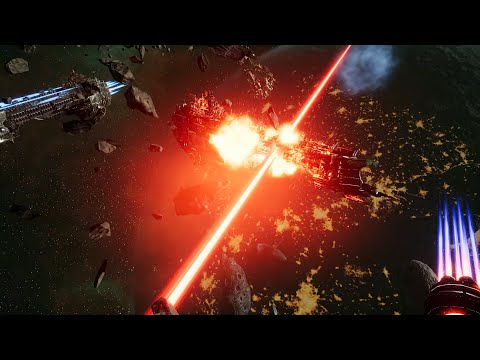 Craftworld Aeldari vs Space Marines - Skalgrim Mod - Massive Battle - Battlefleet Gothic Armada 2