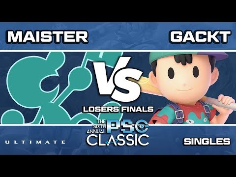 PSG Classic 2019 Smash Ultimate Anahuac | Maister (Game&Watch) vs Geki | Gackt (Ness) Losers Finals