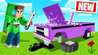 BUILDING And DRIVING CARS In MINECRAFT! (How To)