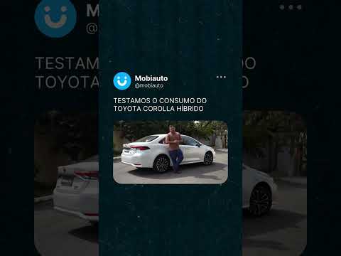 TESTAMOS O CONSUMO DO TOYOTA COROLLA HÍBRIDO