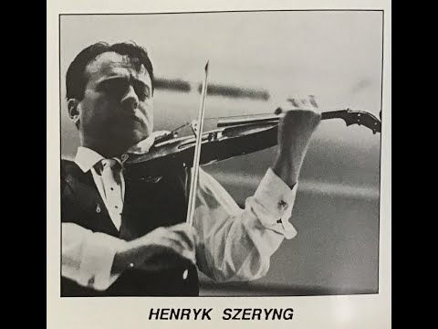 Henryk Szeryng plays Prokofiev Concerto no.2 in G-, op.63 (live performance from Warsaw, 1958)
