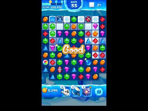 Jewel Pop Mania:Match 3 Puzzle Level 173 ( Ice Cream Town Episode ) - Walkthrough ( No Booster )