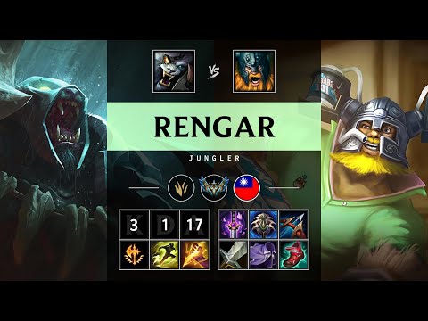 Rengar Jungle vs Olaf - TW Challenger Patch 25.18