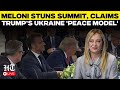 White House Live Italy S Giorgia Meloni Takes Credit For Trump S Ukraine Peace Model Trump
