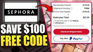 use THIS Sephora Promo Code to get FREE MAKEUP (VERIFIED) Sephora Coupon Codes 💄💋