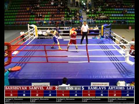 BARSEGYAN SAMVEL(ARM) vs RAMLAVS ARTJOMS(LAT) 60.kg.