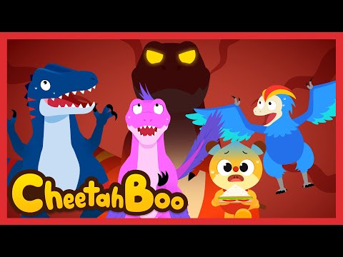 Argh! Don't come after me! | Dinosaurs Song | Nursery rhymes & Kids Song | #Cheetahboo